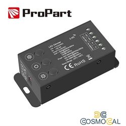 Dimmer RF 1CH*20A 12-24VDC con 3 pulsanti