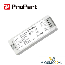 Ricevitore DIM RF LED 1 Canale - 8A, 5-36VDC, con Pulsante, RF2.