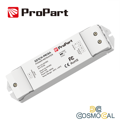 Amplificatore LED 1 Canale - 8A, 5-36VDC