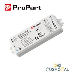 Ricevitore DIM RF LED - 4 Canali, 3A/12A, 12-24VDC