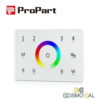 Telecomando RGB/RGBW 4 Zone RF2.4G + DMX512 per Scatola 503