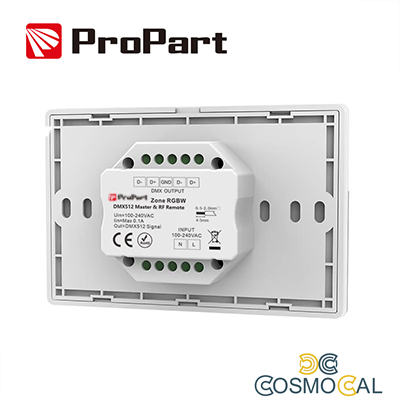 Telecomando RGB/RGBW 4 Zone RF2.4G + DMX512 per Scatola 503