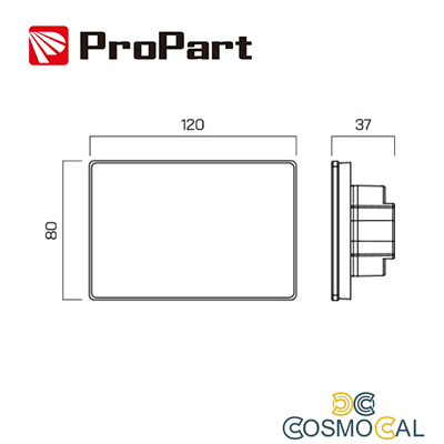 Telecomando RGB/RGBW 4 Zone RF2.4G + DMX512 per Scatola 503