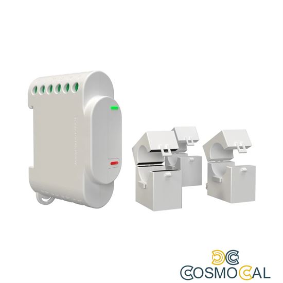 Shelly 3EM - Contatore energia Wi-Fi + 3 pinze amperometriche da
