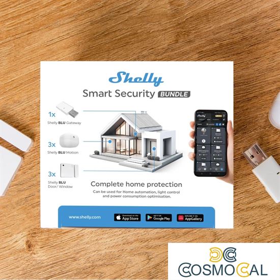 Shelly Smart Blu Bundle 1 - Kit Sensori Bluetooth + Hub