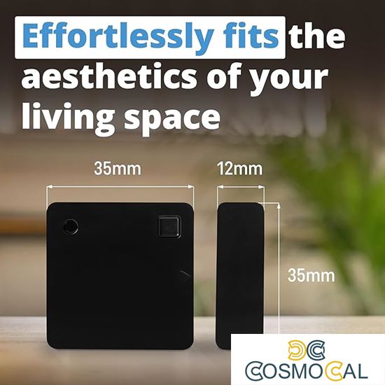 Shelly BLU Sensore Porte&Finestre + Luminosità BT - Nero