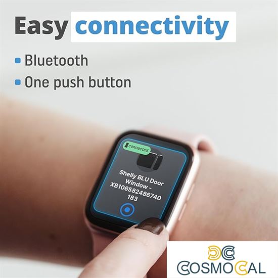 Shelly BLU Sensore Porte&Finestre + Luminosità BT - Nero