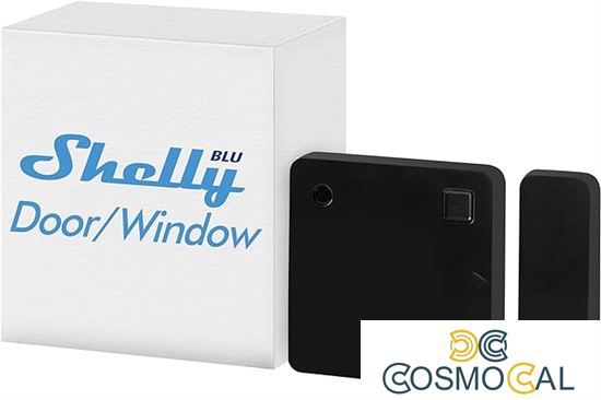 Shelly BLU Sensore Porte&Finestre + Luminosità BT - Nero