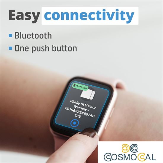 Shelly BLU Sensore Porte&Finestre + Luminosità BT - Bianc