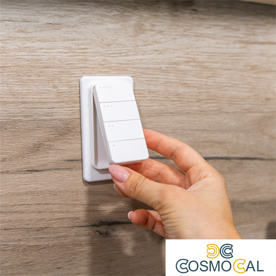 Shelly BLU RC Button4 - Telecomando a muro con 4 tasti Bluetooth