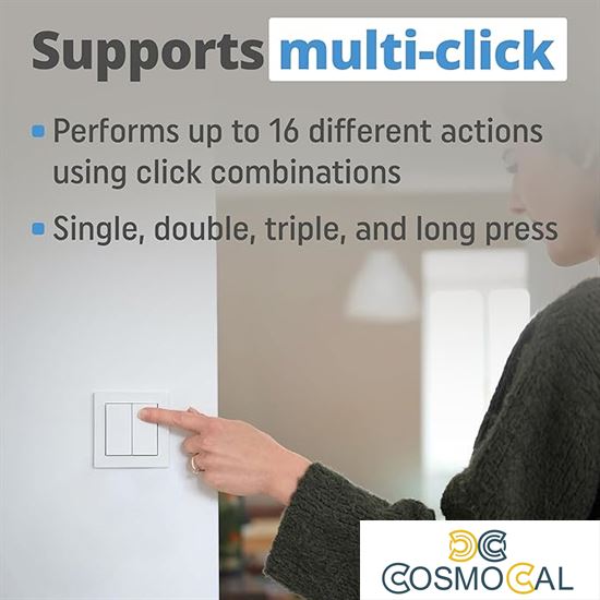 Shelly BLU Wall Switch 4 (Stand Alone) - Pulsante a muro Bluetoo