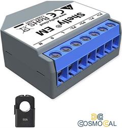 Shelly EM - Modul contatore energia Wi-Fi + pinza amperometrica