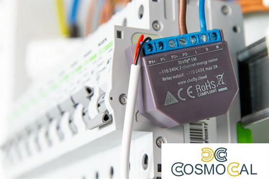 Shelly EM - Modul contatore energia Wi-Fi + pinza amperometrica