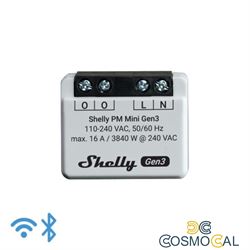 Shelly Mini PM Gen3 - Solo misurazione consumi Wi-FI/BT (no relè