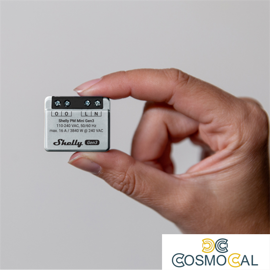 Shelly Mini PM Gen3 - Solo misurazione consumi Wi-FI/BT (no relè