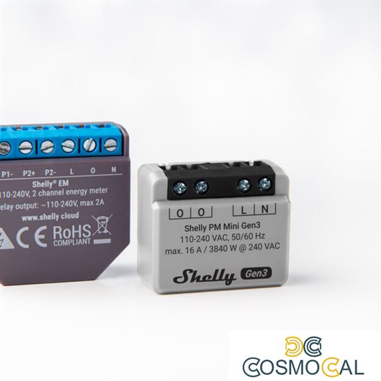 Shelly Mini PM Gen3 - Solo misurazione consumi Wi-FI/BT (no relè