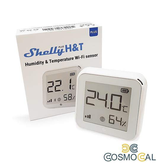 Shelly Plus H&T - Sensore Temperatura&Umidità wi-fi