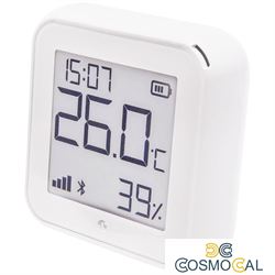 Shelly Sensore Temperat&Umid Wi-Fi + Bluet con display Gen3 Bian