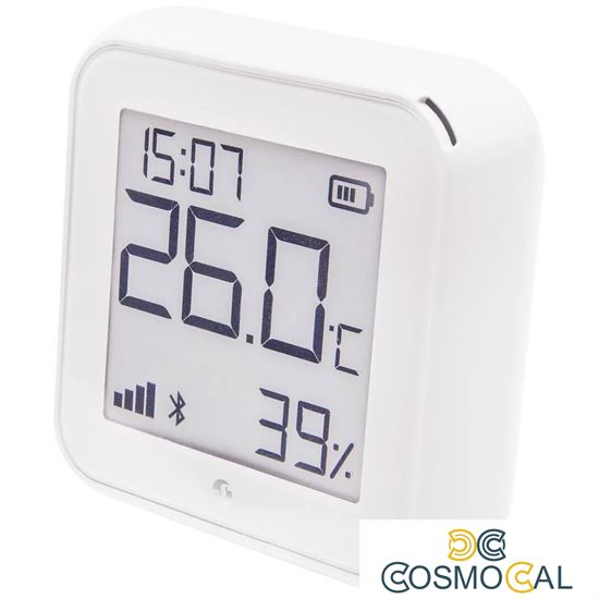 Shelly Sensore Temperat&Umid Wi-Fi + Bluet con display Gen3 Bian