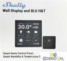 Shelly Wall Display + Sensore H&T - Pannello con Display touch N