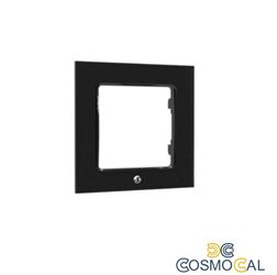 Shelly Wall Frame 1 - Placca da parete nera compatibile Legrand