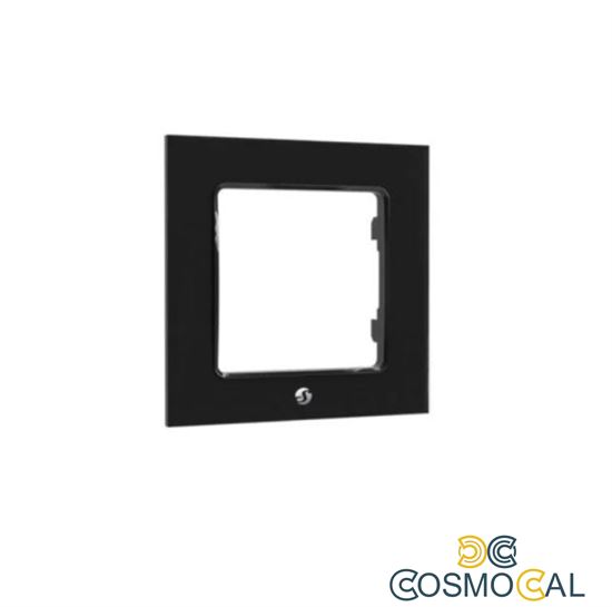 Shelly Wall Frame 1 - Placca da parete nera compatibile Legrand