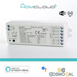 Ricevitore DIM 12/24V DC, 5CH*3A, Wi-Fi+RF2.4G RGB+CCT