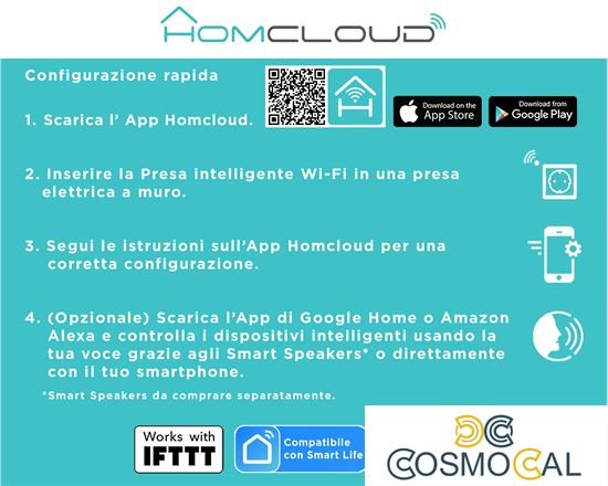 Presa Intelligente Wi-Fi 16A Schuko