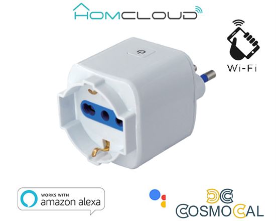 Presa Intelligente Wi-Fi 16A italiana bipasso-schuko