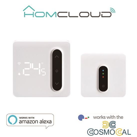 Cronotermostato digitale Smart Homcloud Wi-Fi + ricevitor RF
