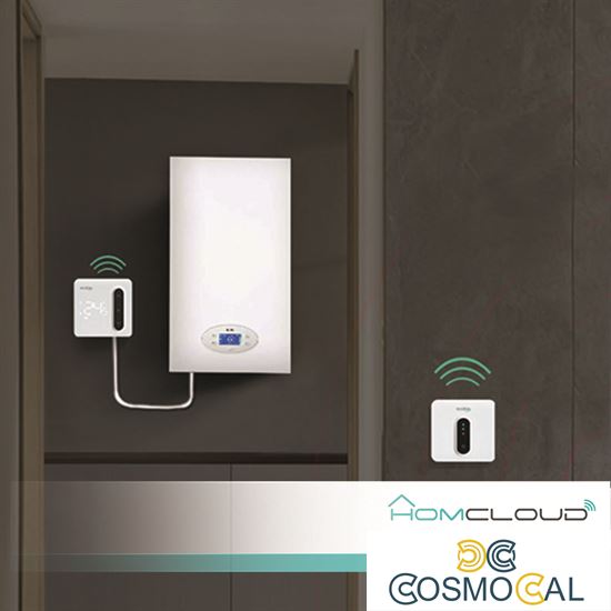 Cronotermostato digitale Smart Homcloud Wi-Fi + ricevitor RF
