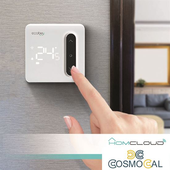 Cronotermostato digitale Smart Homcloud Wi-Fi + ricevitor RF