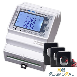 METER TRI-FASE +CT- Contatore di Energia AC Modbus 250A 230V