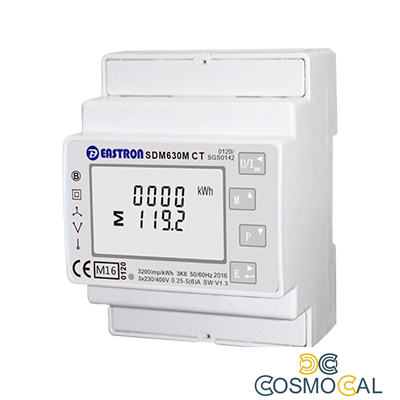 METER Contatore di energia trifase SDM630 V2  100A 230V Certific