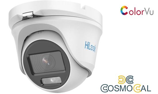 Turret Analogica 2MP Hilook 2.8mm TVI, 4in1, ColorVU, IL20mt
