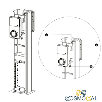 Piedistallo PILLAR 2LATI