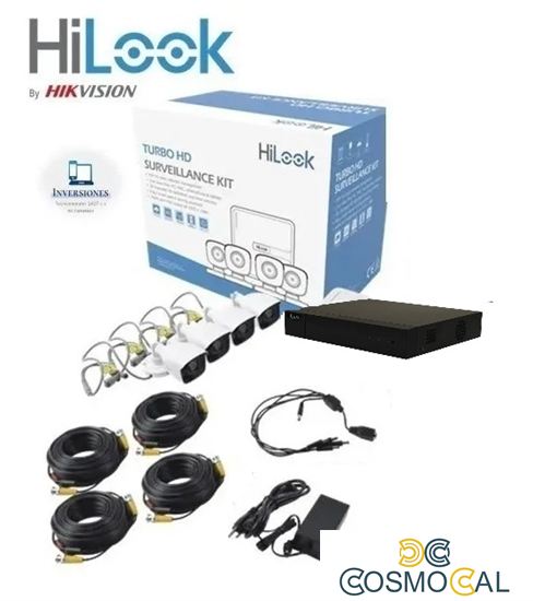 Kit Analogico 4 Canali 2 Megapixel, con 1 hdd Preinstallato