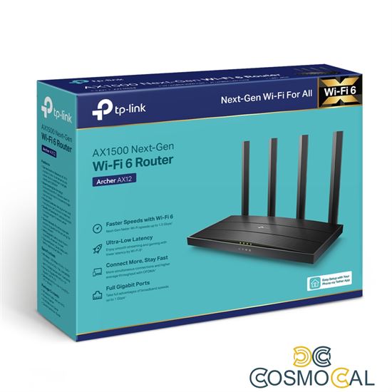 TP-Link Router F (FTTH* | FTTB | Ethernet) Wi-Fi 6 AX1500 - Arch