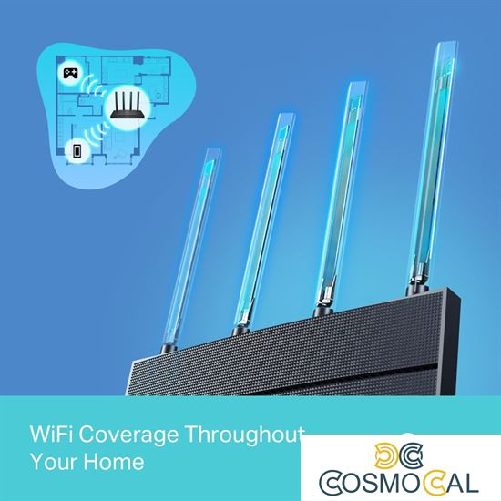 TP-Link Router F (FTTH* | FTTB | Ethernet) Wi-Fi 6 AX1500 - Arch