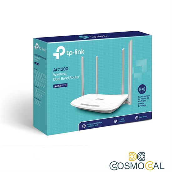 TP-Link Router Wifi AC1200 Dual Band - Archer C50