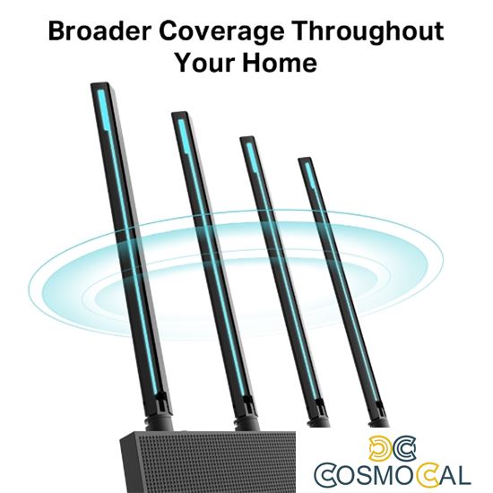 Router WiFi Dual Band AC1900 5 porte Gbit TP-Link Archer C80