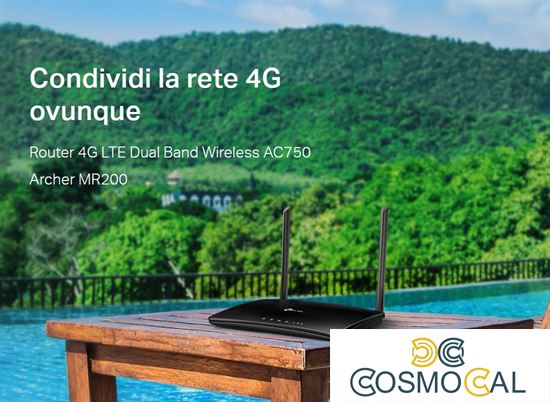 Archer MR200 Router 4G LTE Wi-Fi Dual-Band AC750 SIM slot