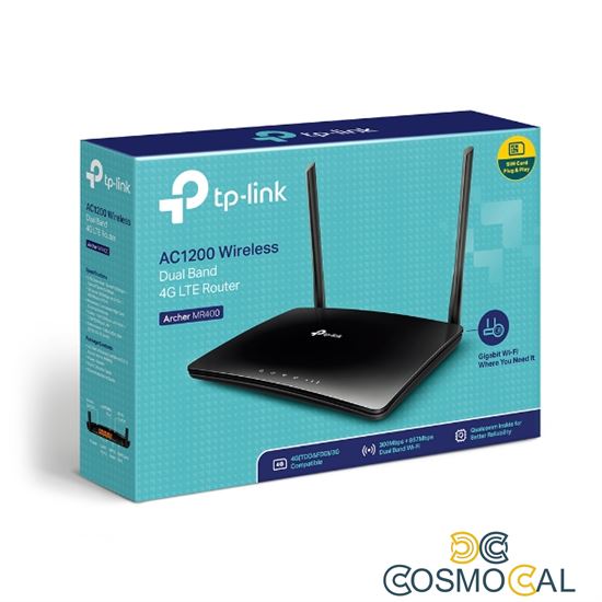 Archer MR400 Router 4G LTE Wi-Fi DualBand AC1200 SIM slot v2