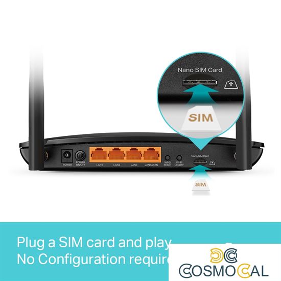 Router 4G+ Cat6 fino a 300Mbps Wi-Fi Dual Band AC1200