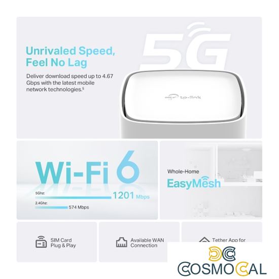 TP-Link Router Gigabit 5G Wi-Fi 6 Dual Band AX1800 - Archer NX20