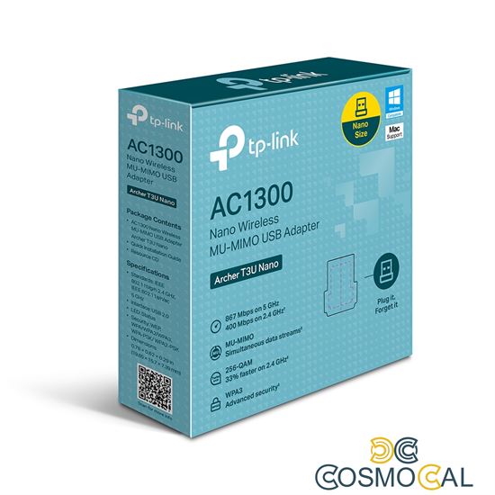 TP-Link Nano Scheda di rete wireless USB AC1300 MU-MIMO - Archer