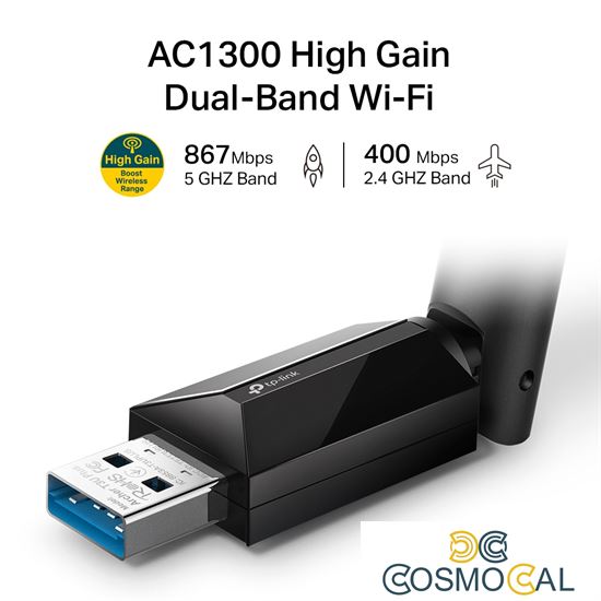 TP-Link Chiavetta USB 3.0 WiFi AC1300 - Archer T3U Plus