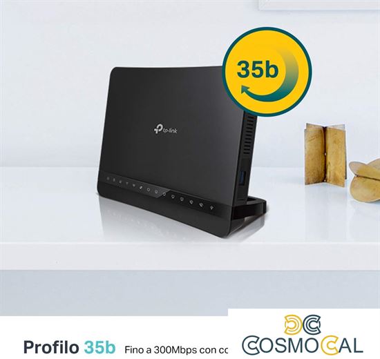 Modem Fibra fino a 300Mbps Wi-Fi AC1200 VoIP Archer VR1210v