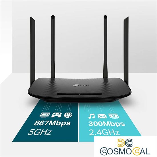 Modem dual band AC1200 Fibra/VDSL/ADSL/ADSL2+ 4x5dBi VR300