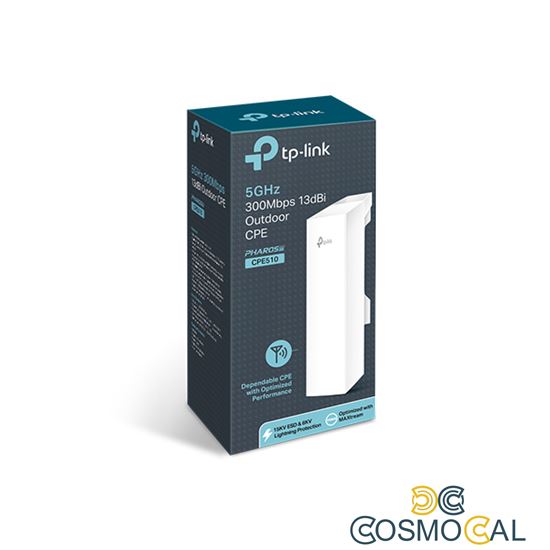 TP-Link Access point esterno CPE Wi-Fi 5GHz 13dBi - 3km - CPE510